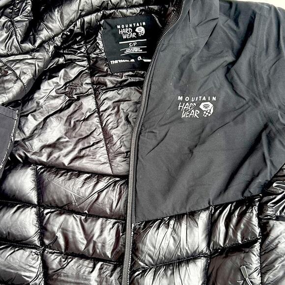 Mountain hardwear hooded hybrid puffer - Picture 6 of 8